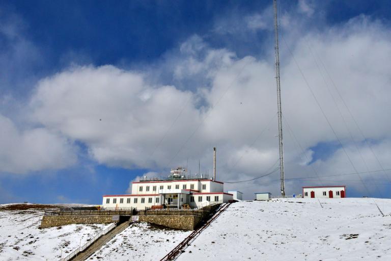 Waliguan Baseline Observatory at the altitude of 3816 meters 