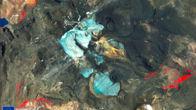 Glaciers in Andes melt because of heatwave
