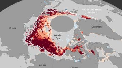 Arctic sea ice minimum 