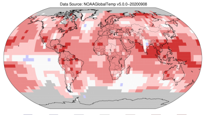 Northern hemisphere warmest summer on record