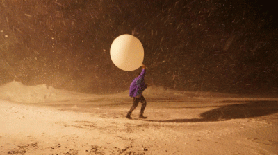 Weather balloons in the Arctic