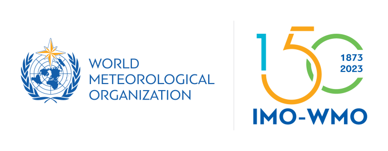 150 IMO-WMO logo