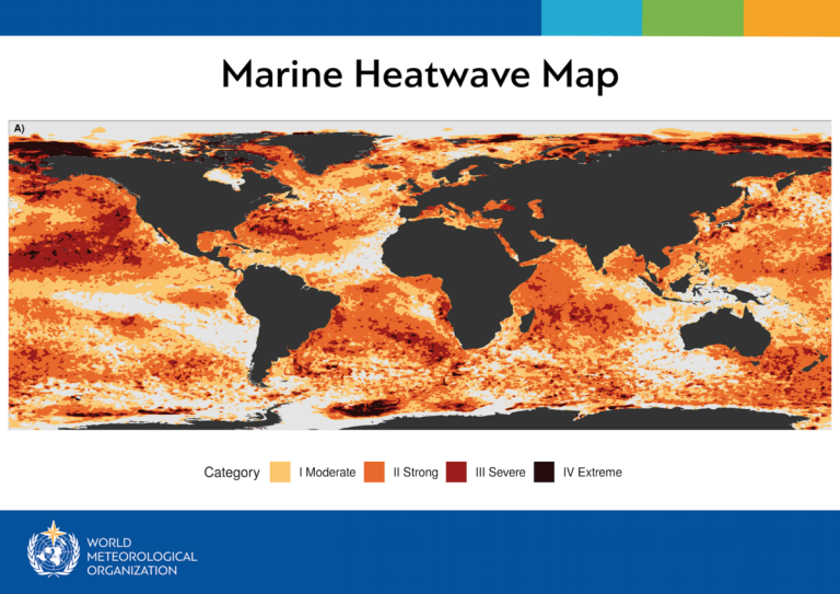 Marine Heatwave map