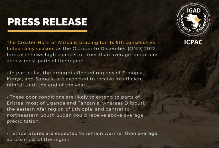 Drought worsens in Horn of Africa
